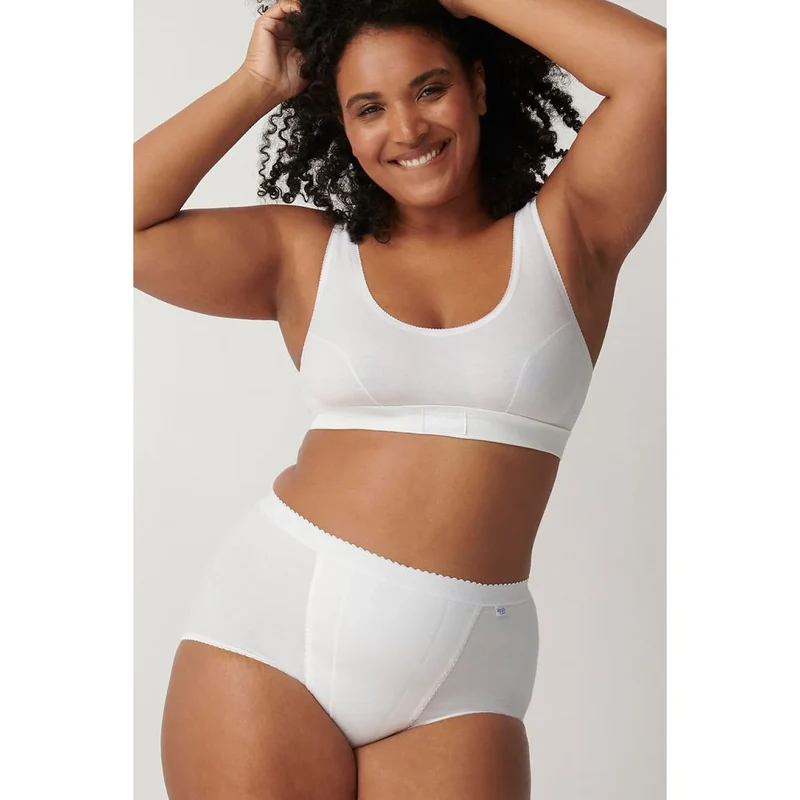 Culottes taille haute coton dentelle confort silhouette féminine Sloggi
