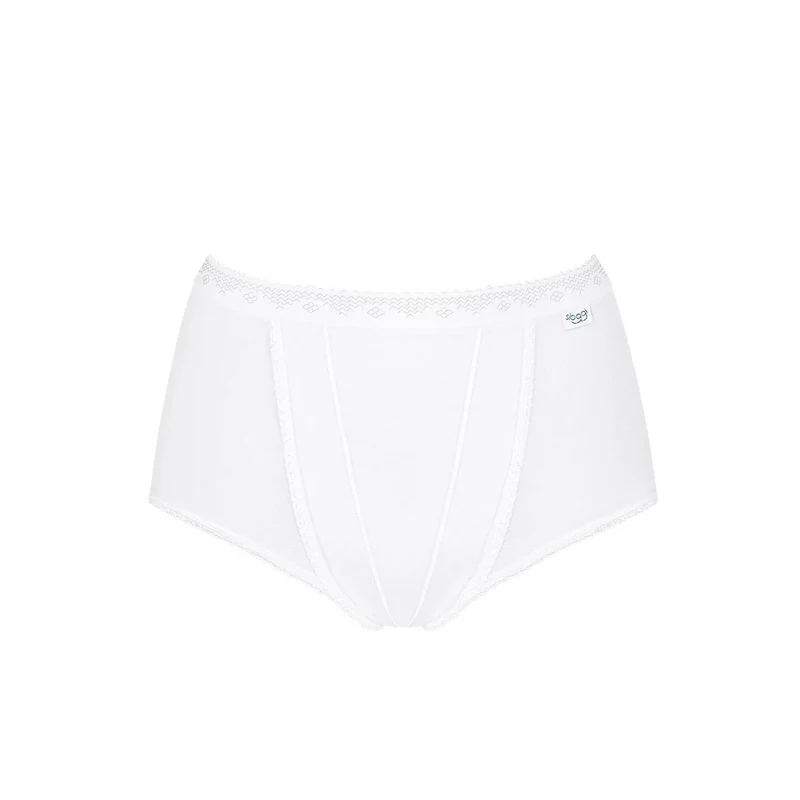 Culottes taille haute coton dentelle confort silhouette féminine Sloggi