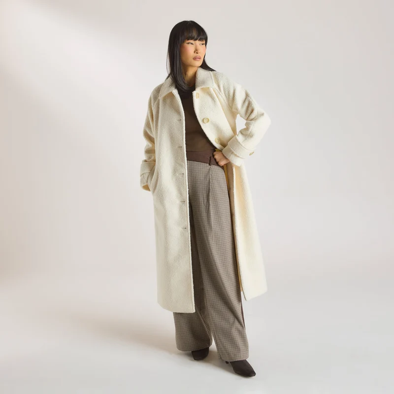 Manteau en Shearling - Crème