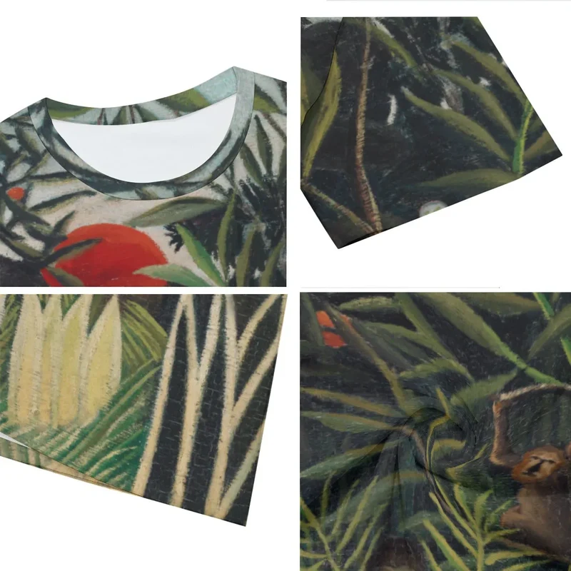 Henri Rousseau's Monkeys and Parrot T-Shirt