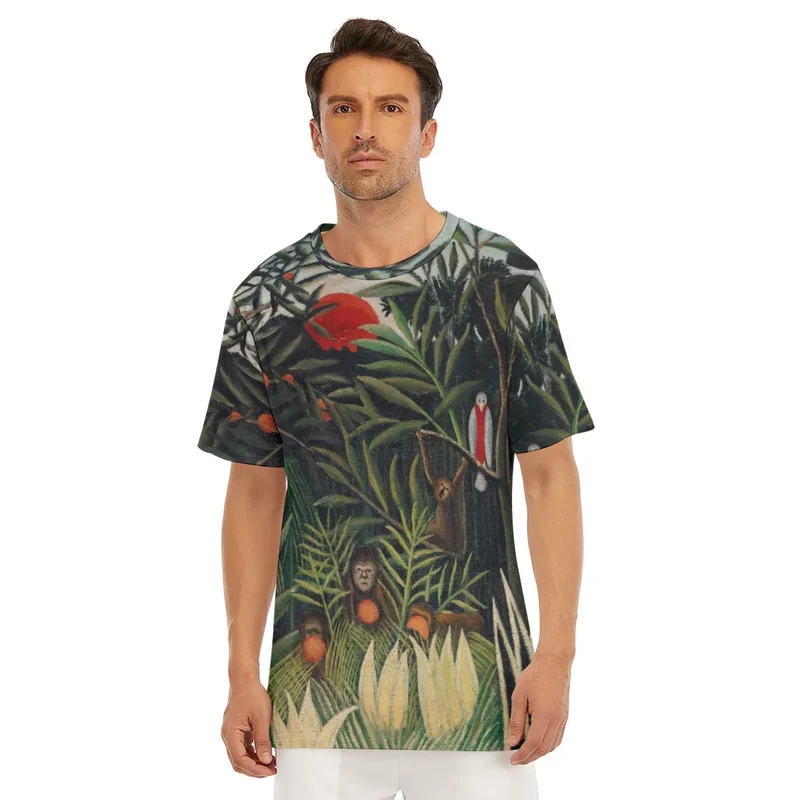 Henri Rousseau's Monkeys and Parrot T-Shirt