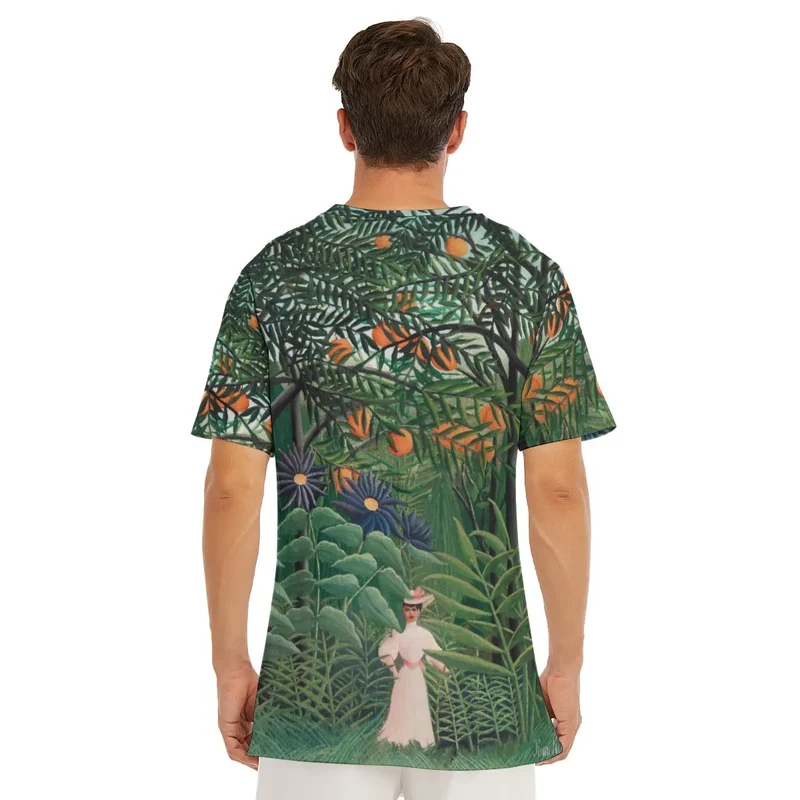 Henri Rousseau's Woman Walking in an Exotic Forest T-Shirt