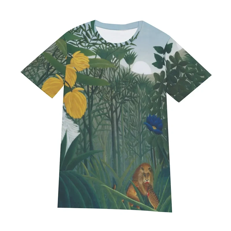 Henri Rousseau's The Repast of the Lion T-Shirt