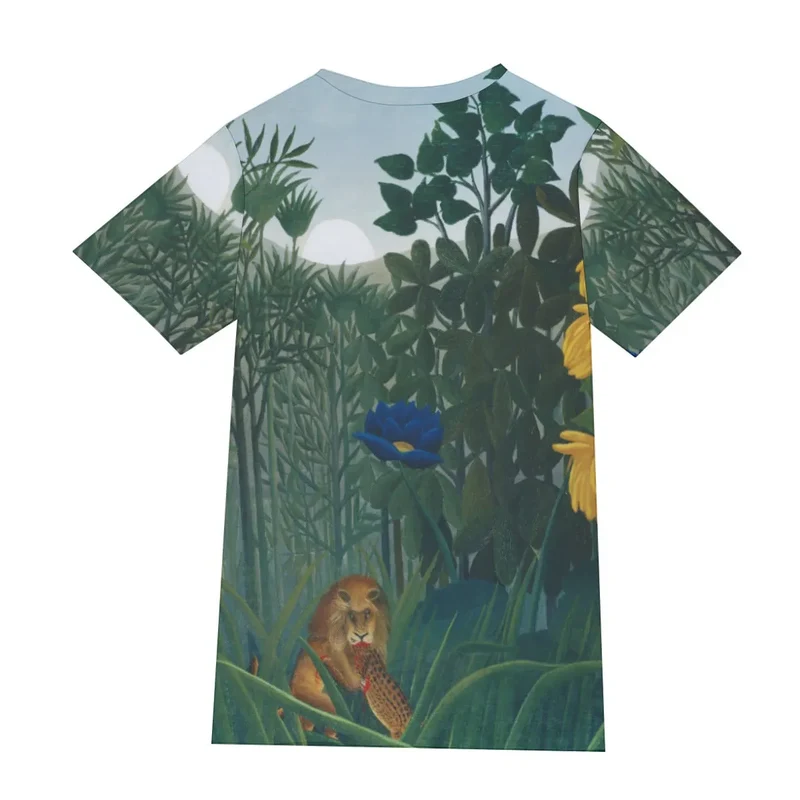 Henri Rousseau's The Repast of the Lion T-Shirt
