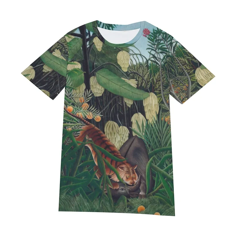 Henri Rousseau's Fight Between a Tiger and a Buffalo T-Shirt