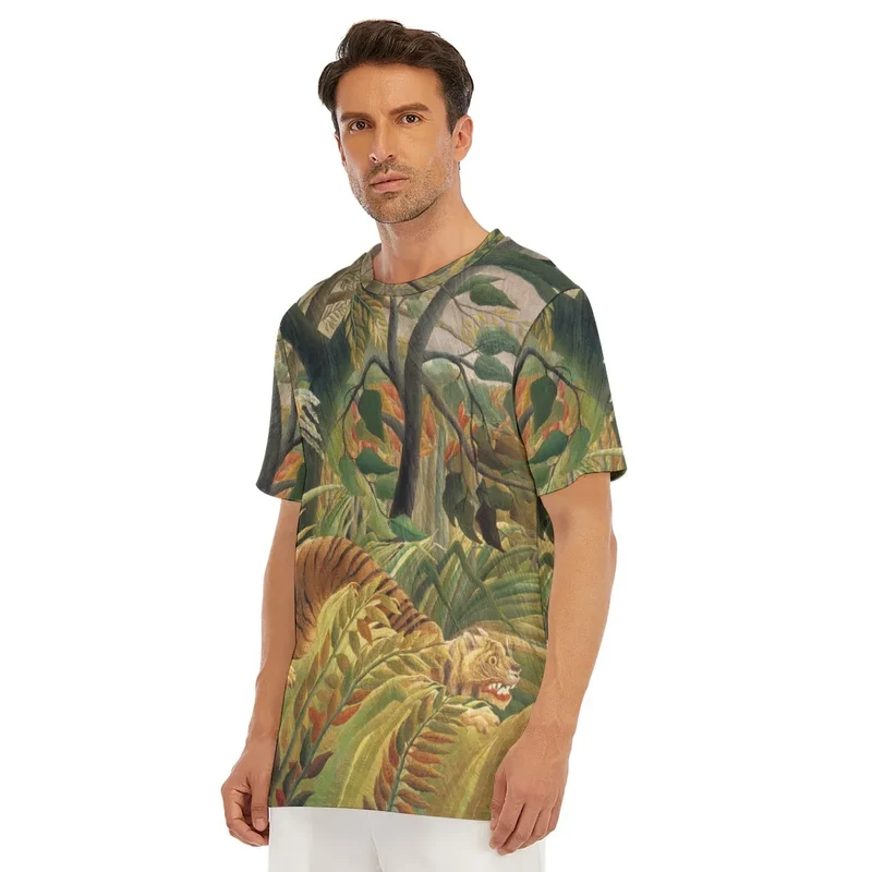 Henri Rousseau's Tiger in a Tropical Storm T-Shirt