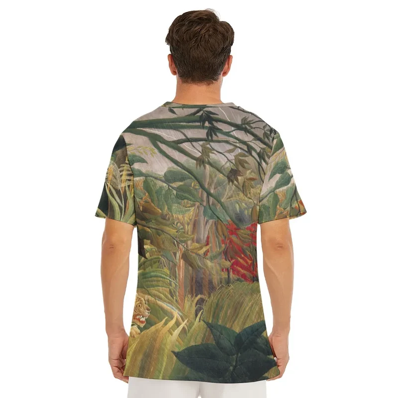Henri Rousseau's Tiger in a Tropical Storm T-Shirt