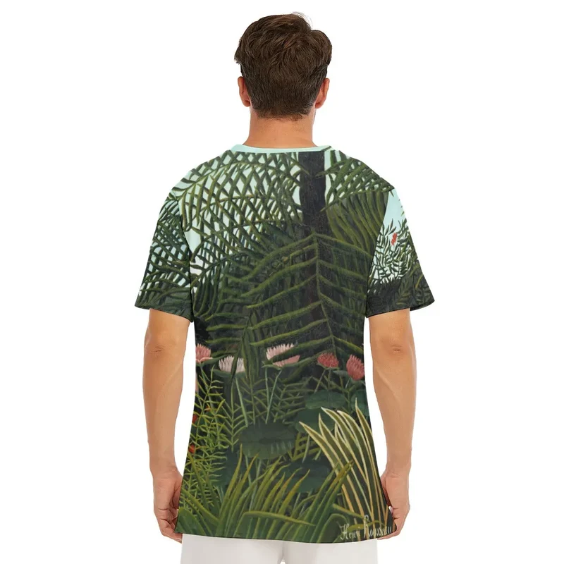 Henri Rousseau's Virgin Forest with Sunset T-Shirt