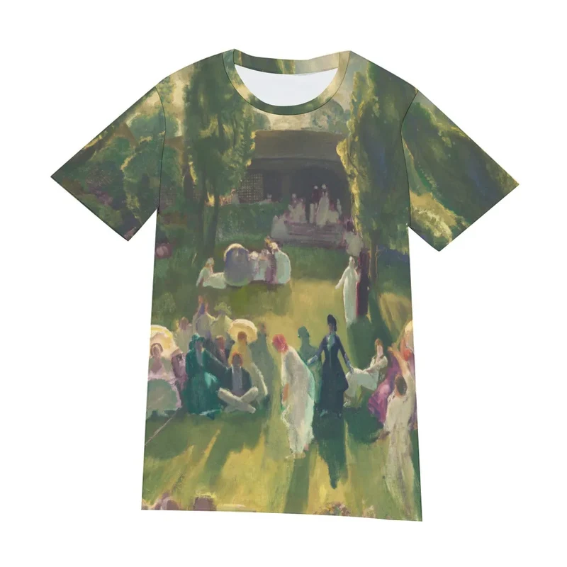 Tennis at Newport by George Bellows T-Shirt