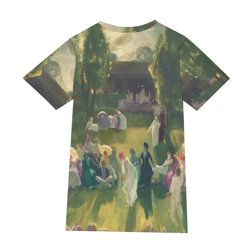 Tennis at Newport by George Bellows T-Shirt