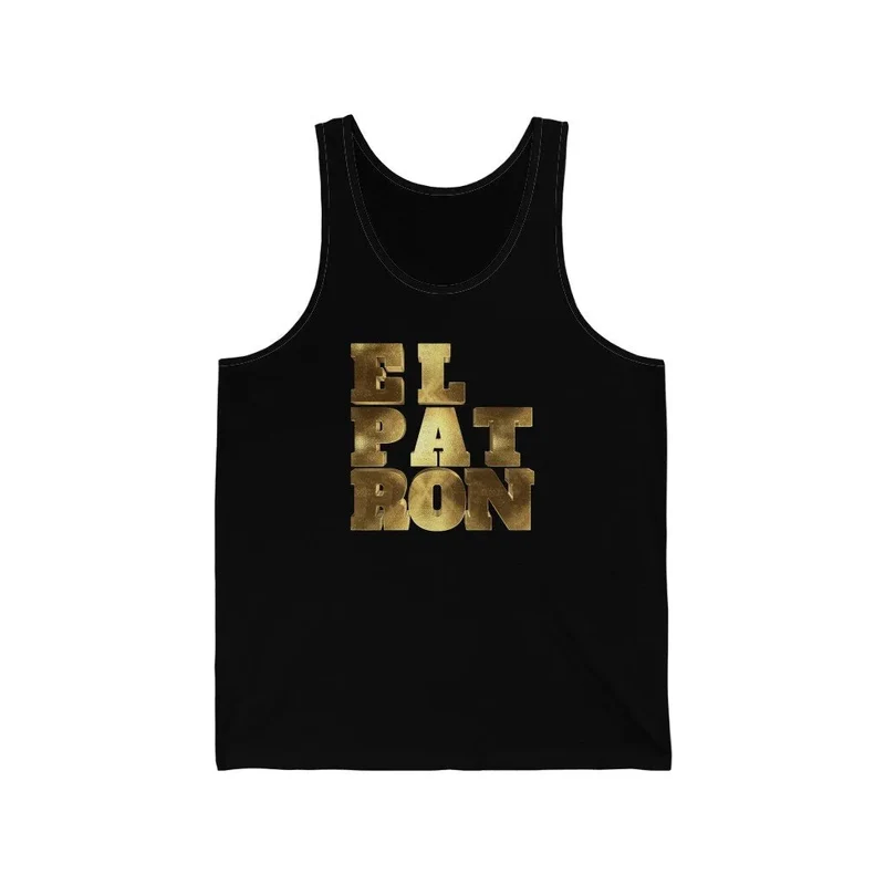 Gold Pablo El Patron Colombian El Jefe Boss Tank Top