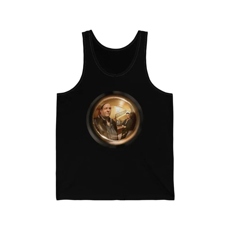 Knock Knock Tony the Gangster from New Jersey Mafia Tank Top