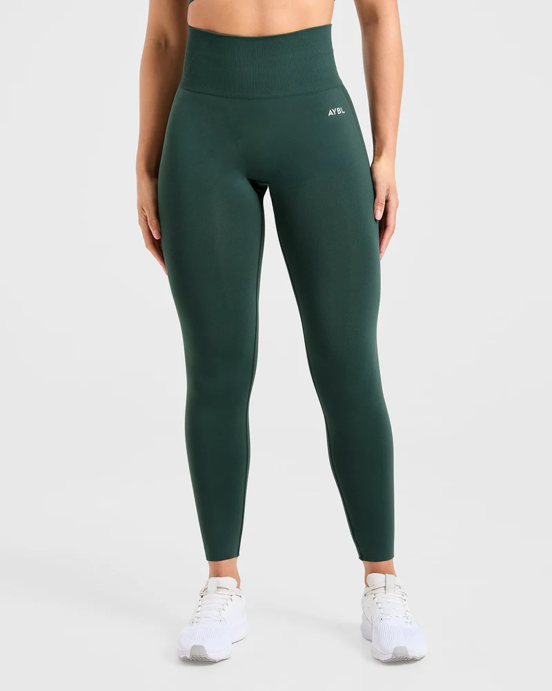 Empower Seamless Leggings - Dark Vert