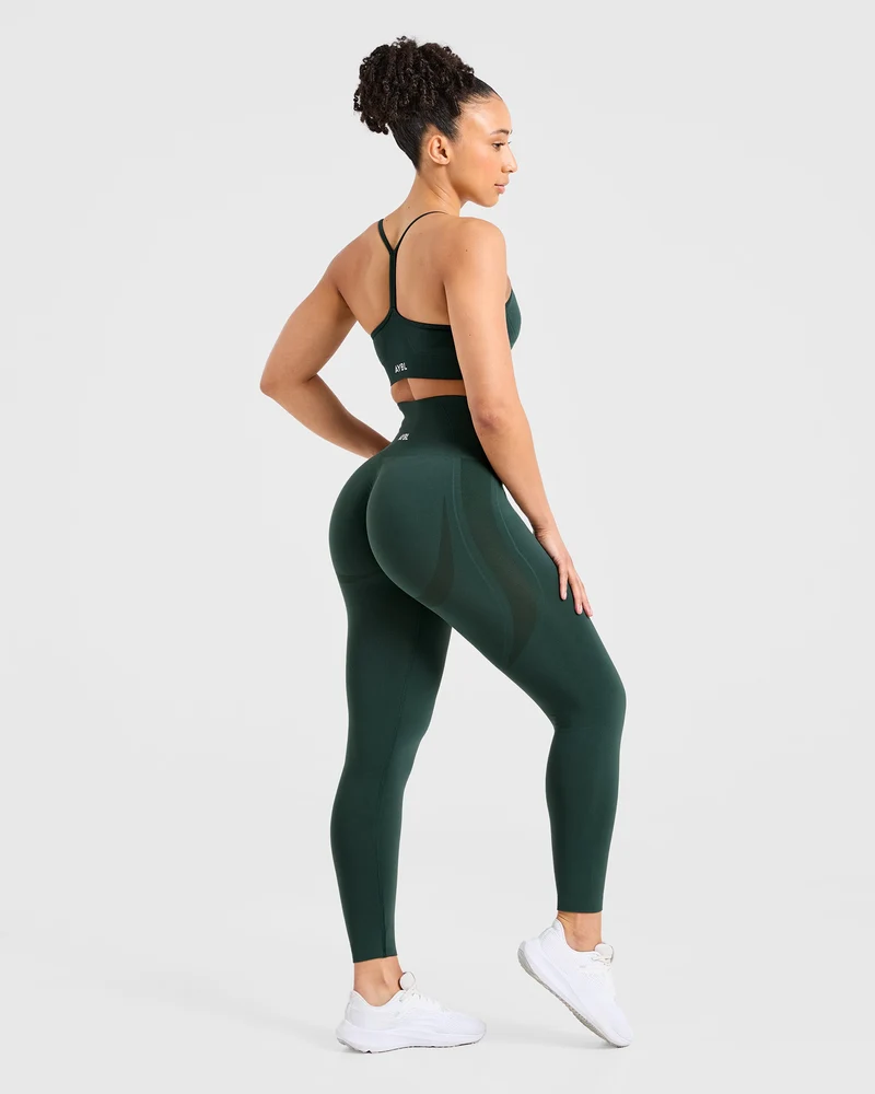 Empower Seamless Leggings - Dark Vert