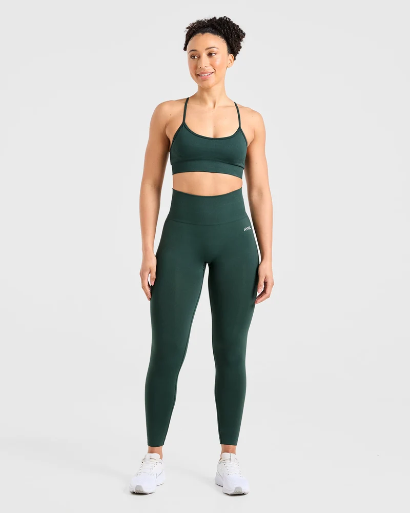 Empower Seamless Leggings - Dark Vert