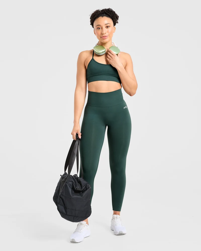 Empower Seamless Leggings - Dark Vert