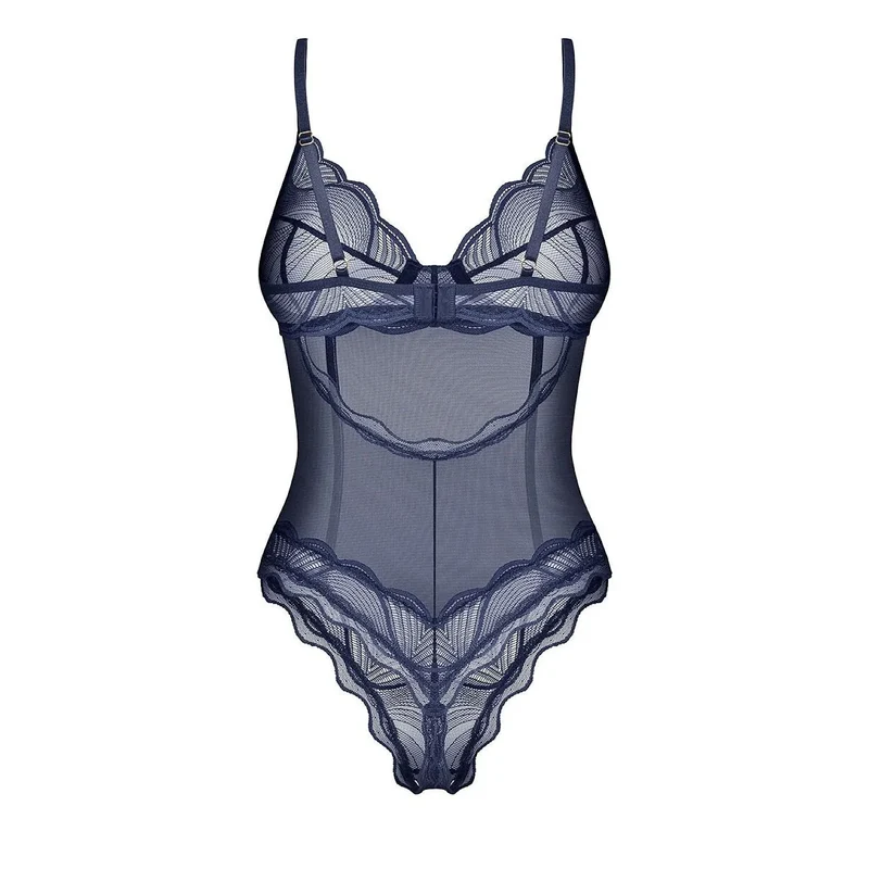 Body Nightly Blue dentelle sensuelle soutien ajustable femmes moments spéciaux
