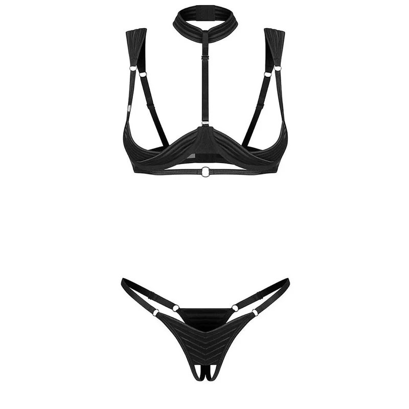 Ensemble lingerie sensuelle moderne minimaliste armatures femmes confiance style distinct Obsessive