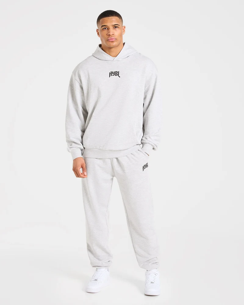 Heavy Lifting Gothic Oversized Joggers - Gris Marl