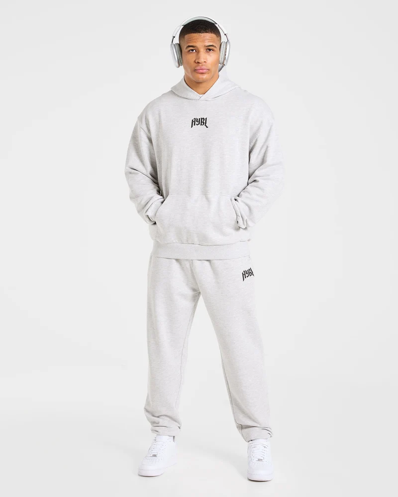 Heavy Lifting Gothic Oversized Joggers - Gris Marl