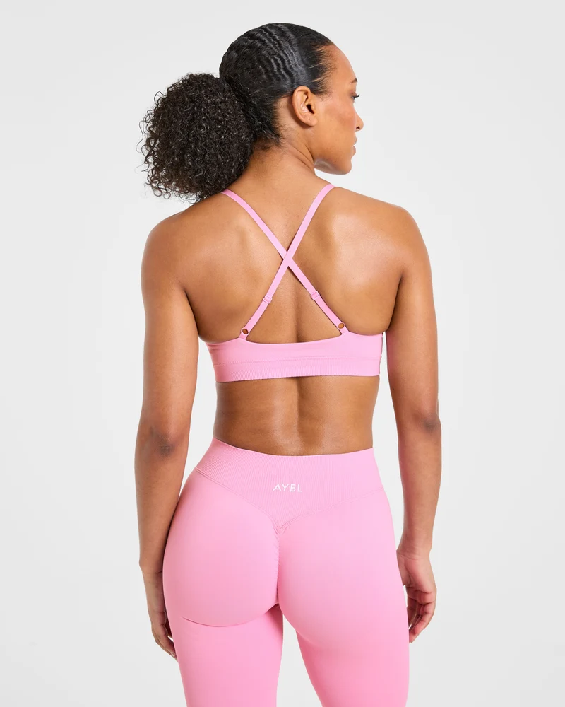 Enhance Seamless Sports Bra - Sugar Rose