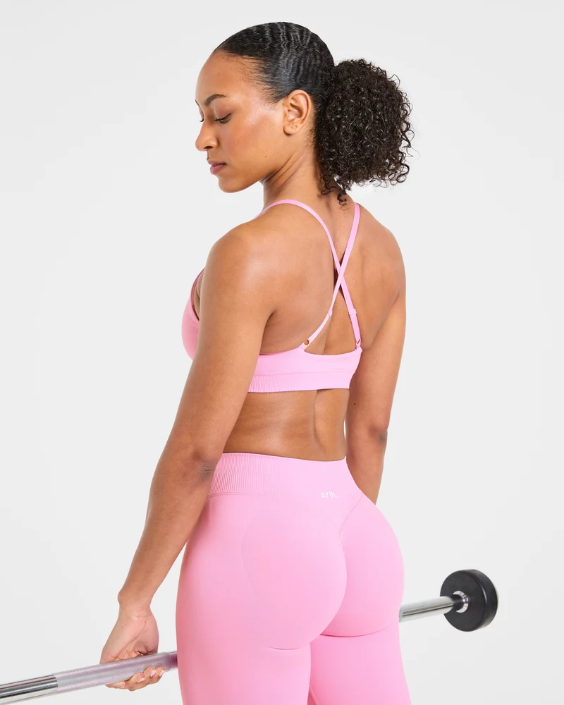 Enhance Seamless Sports Bra - Sugar Rose
