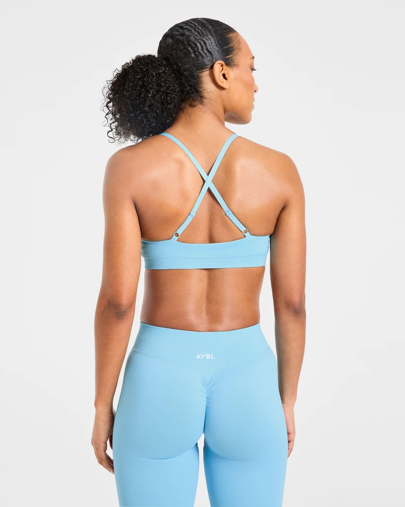 Enhance Seamless Sports Bra - Powder Bleu