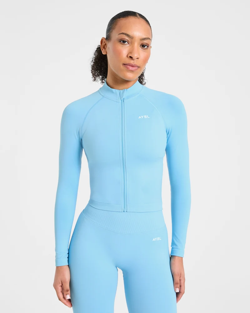 Enhance Seamless Jacket - Powder Bleu