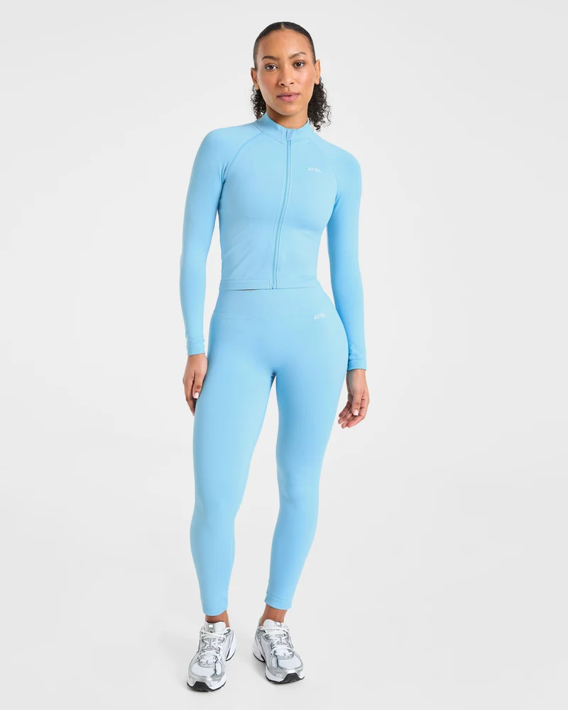 Enhance Seamless Jacket - Powder Bleu
