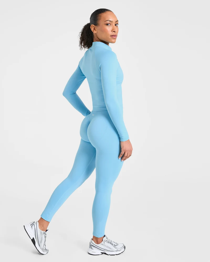 Enhance Seamless Jacket - Powder Bleu