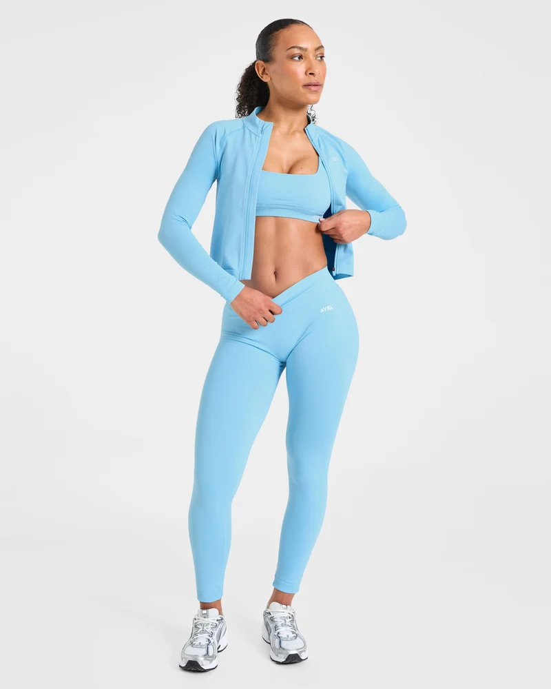 Enhance Seamless Jacket - Powder Bleu
