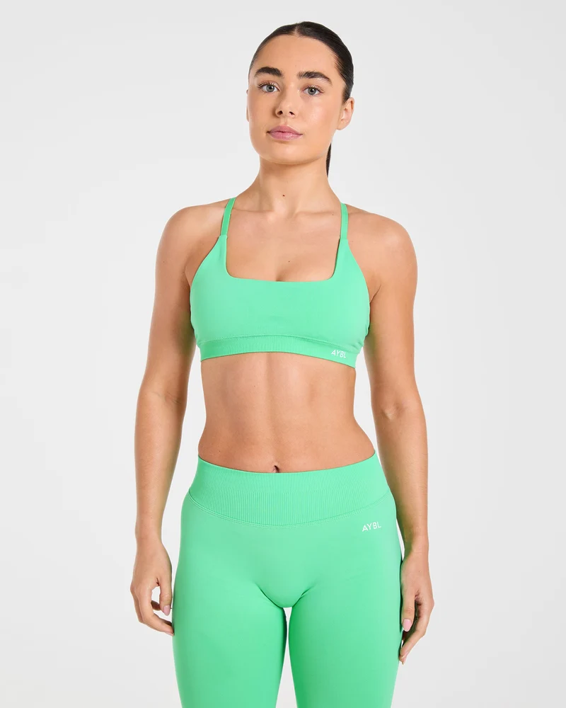 Enhance Seamless Sports Bra - Mint Vert