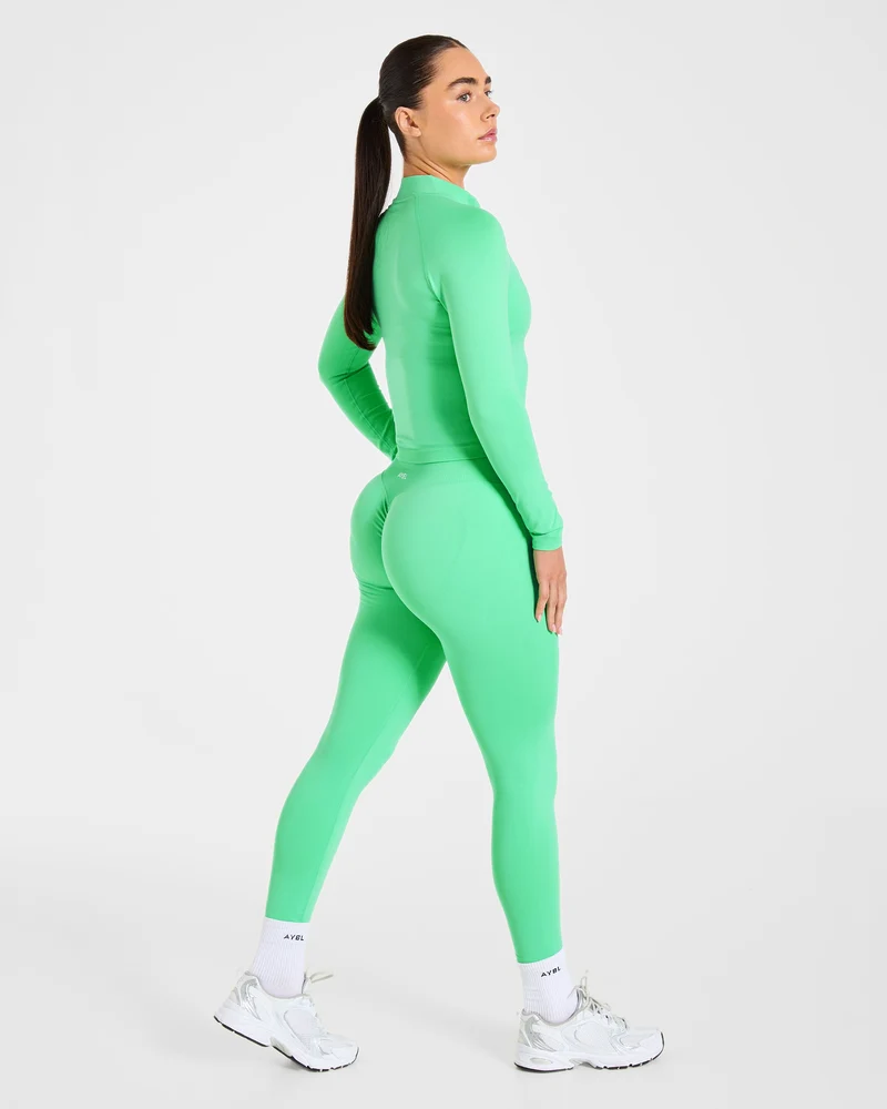 Enhance Seamless Jacket - Mint Vert
