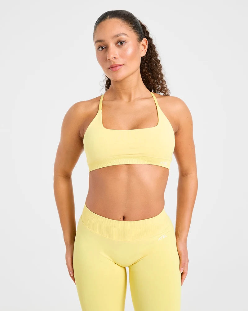 Enhance Seamless Sports Bra - Bright Jaune
