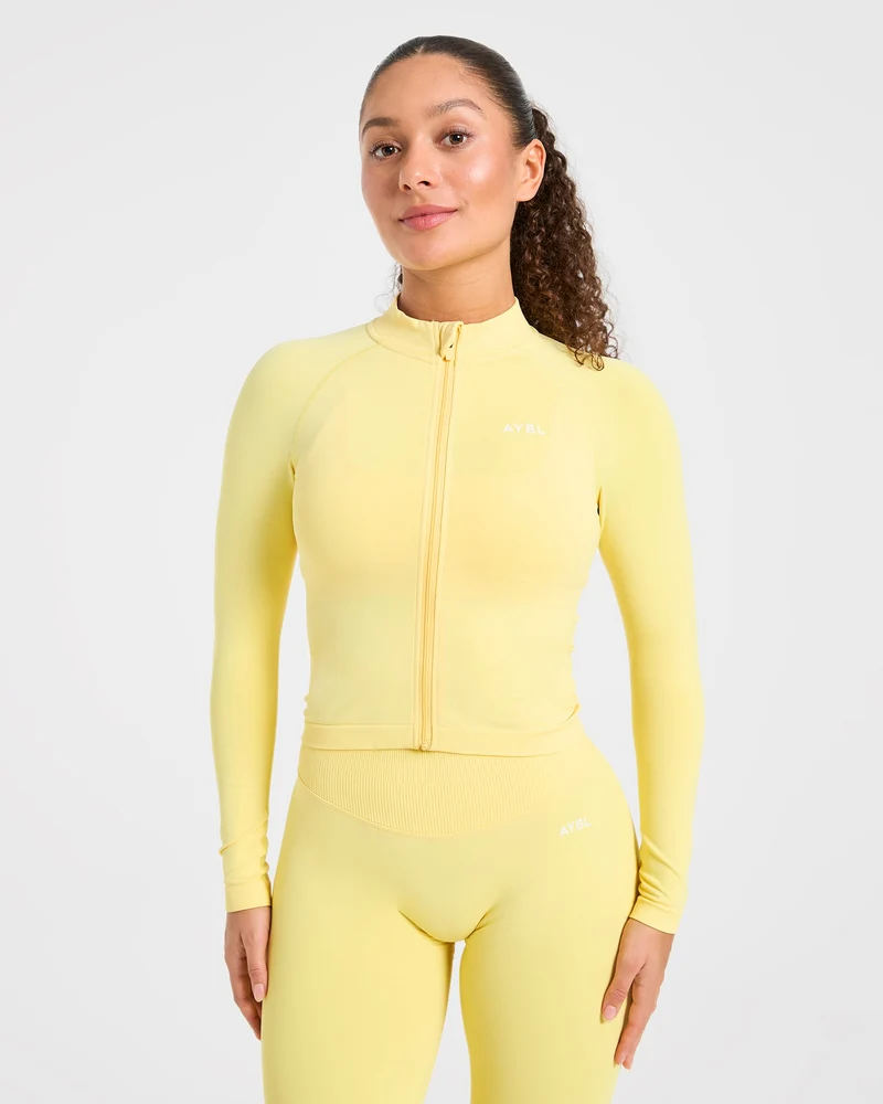 Enhance Seamless Jacket - Bright Jaune