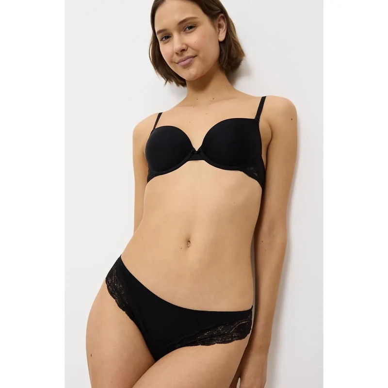 Culottes taille haute microfibre noire élégantes confortables Triumph femmes