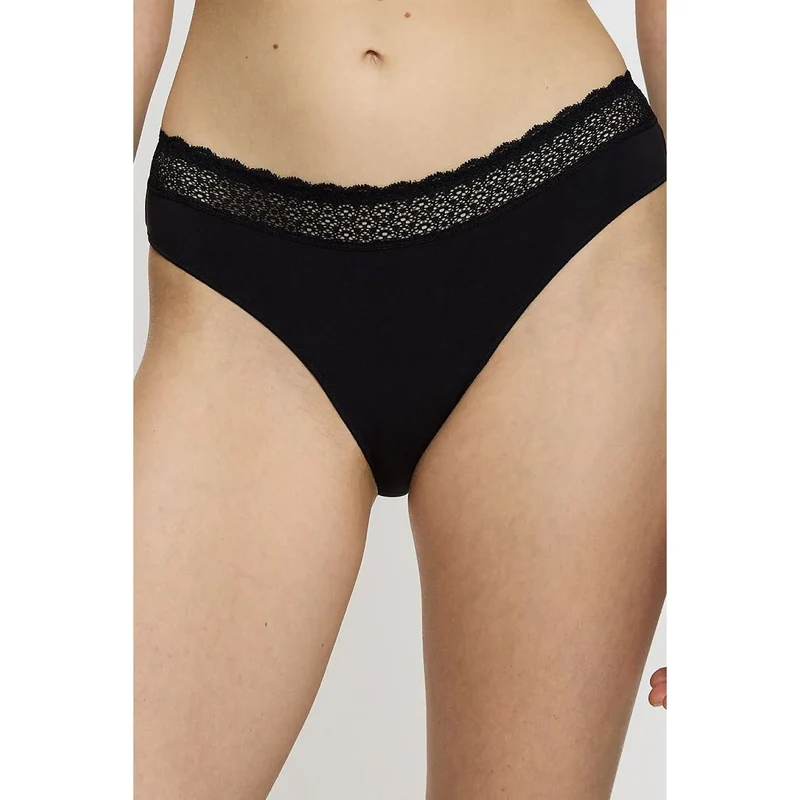 Culottes tai modal dentelle recyclée confort quotidien femmes élégantes