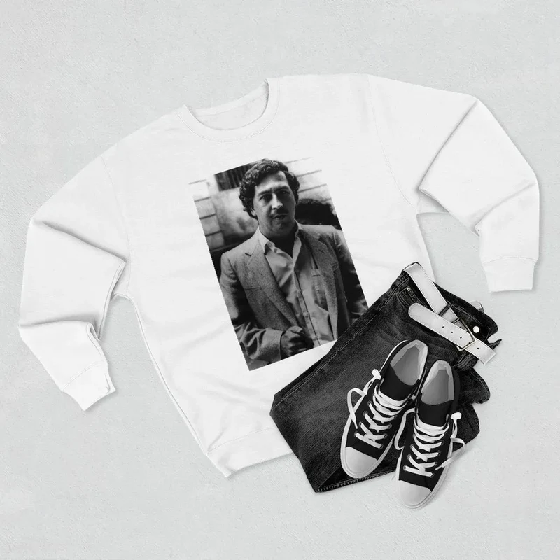 Don Pablo Escobar El Patron Colombian Mobster Sweatshirt