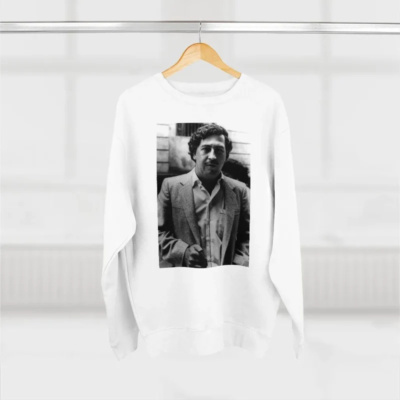 Don Pablo Escobar El Patron Colombian Mobster Sweatshirt
