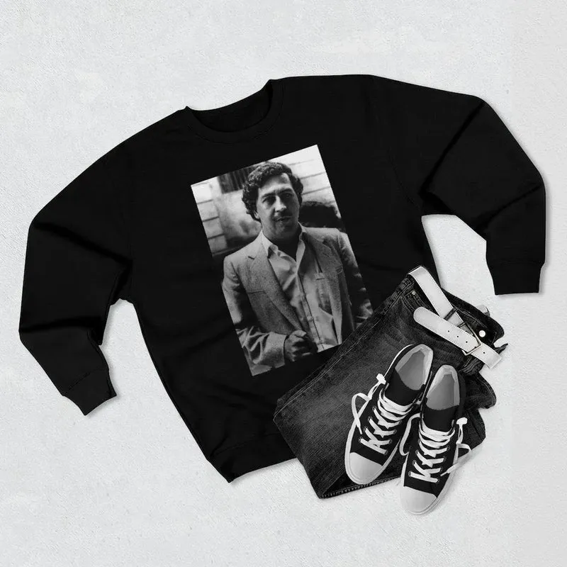 Don Pablo Escobar El Patron Colombian Mobster Sweatshirt
