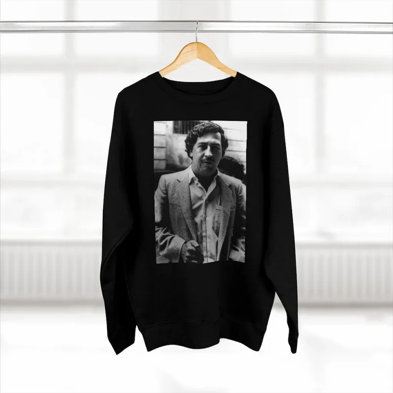 Don Pablo Escobar El Patron Colombian Mobster Sweatshirt