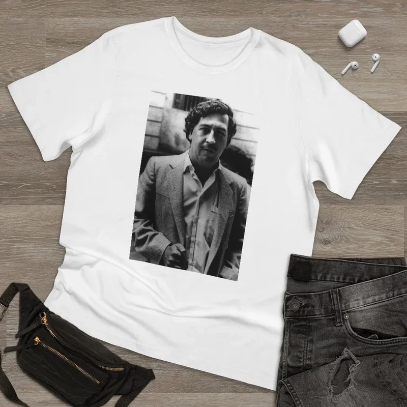 Don Pablo Escobar El Patron Colombian Mobster T-Shirt