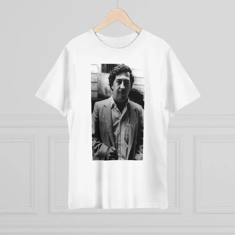 Don Pablo Escobar El Patron Colombian Mobster T-Shirt