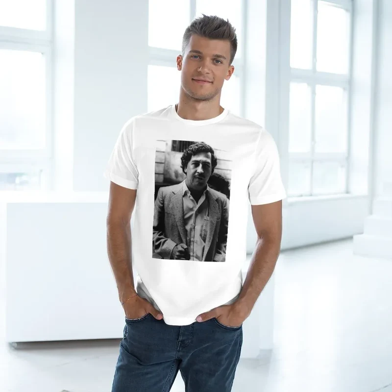 Don Pablo Escobar El Patron Colombian Mobster T-Shirt