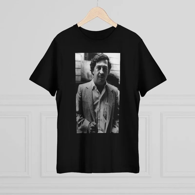 Don Pablo Escobar El Patron Colombian Mobster T-Shirt
