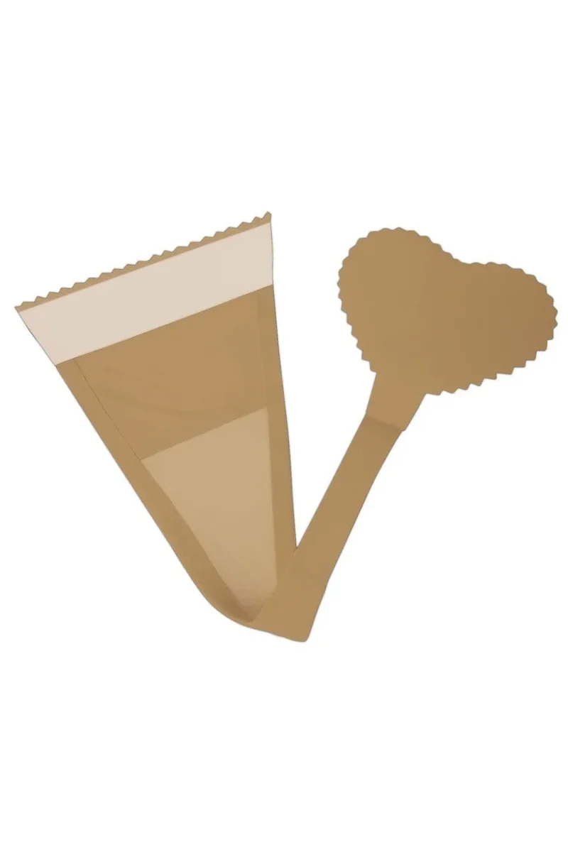 string chair adhésif invisible réutilisable lavable confortable durable aspect lisse triangle avant cœur arrière tailles S M L
