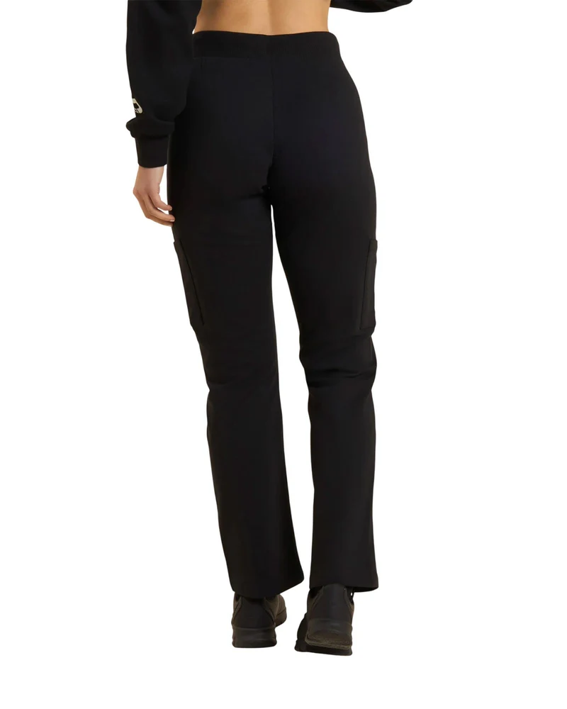Regular fit trousers with camp pockets - Black