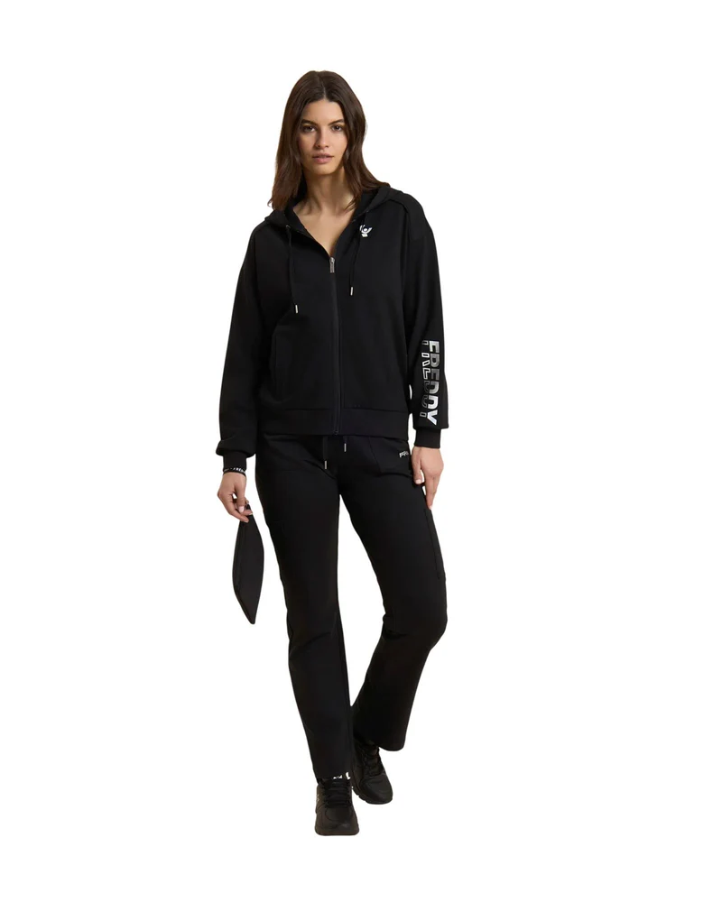 Regular fit trousers with camp pockets - Black