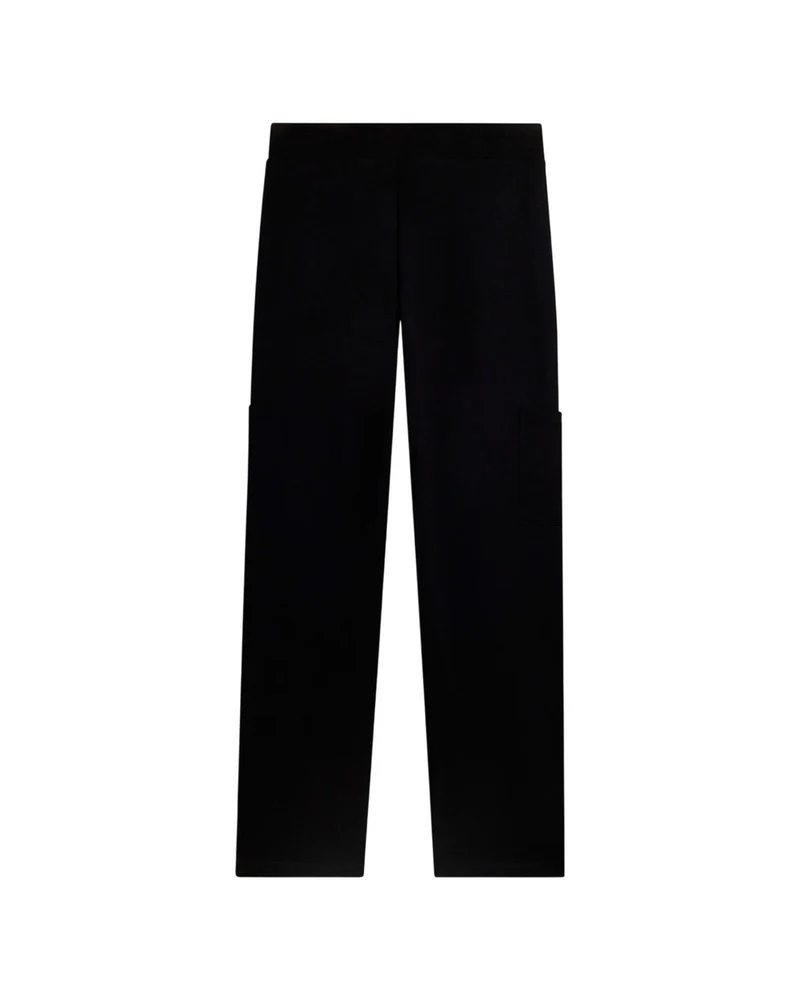 Regular fit trousers with camp pockets - Black