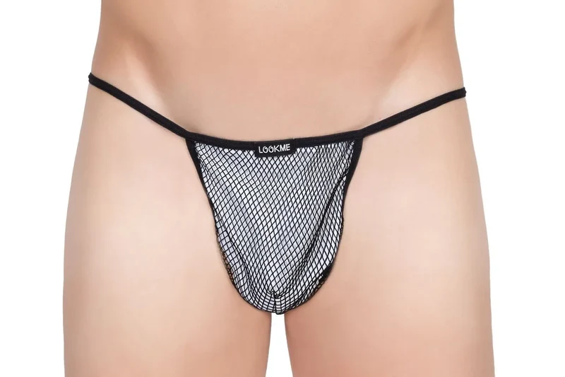 string lingerie résille multicolore élégant sophistiqué sexy confortable léger extensible maintien ceinture fine ajustée polyamide élasthanne durable seconde peau